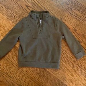 Toddler Boys Olive Green Sweater